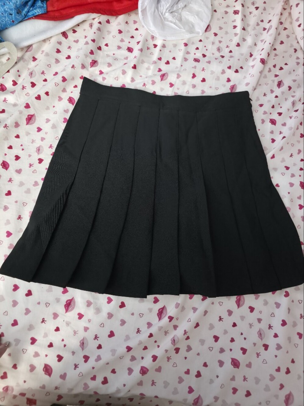 Classic Black Pleated Mini Skirt